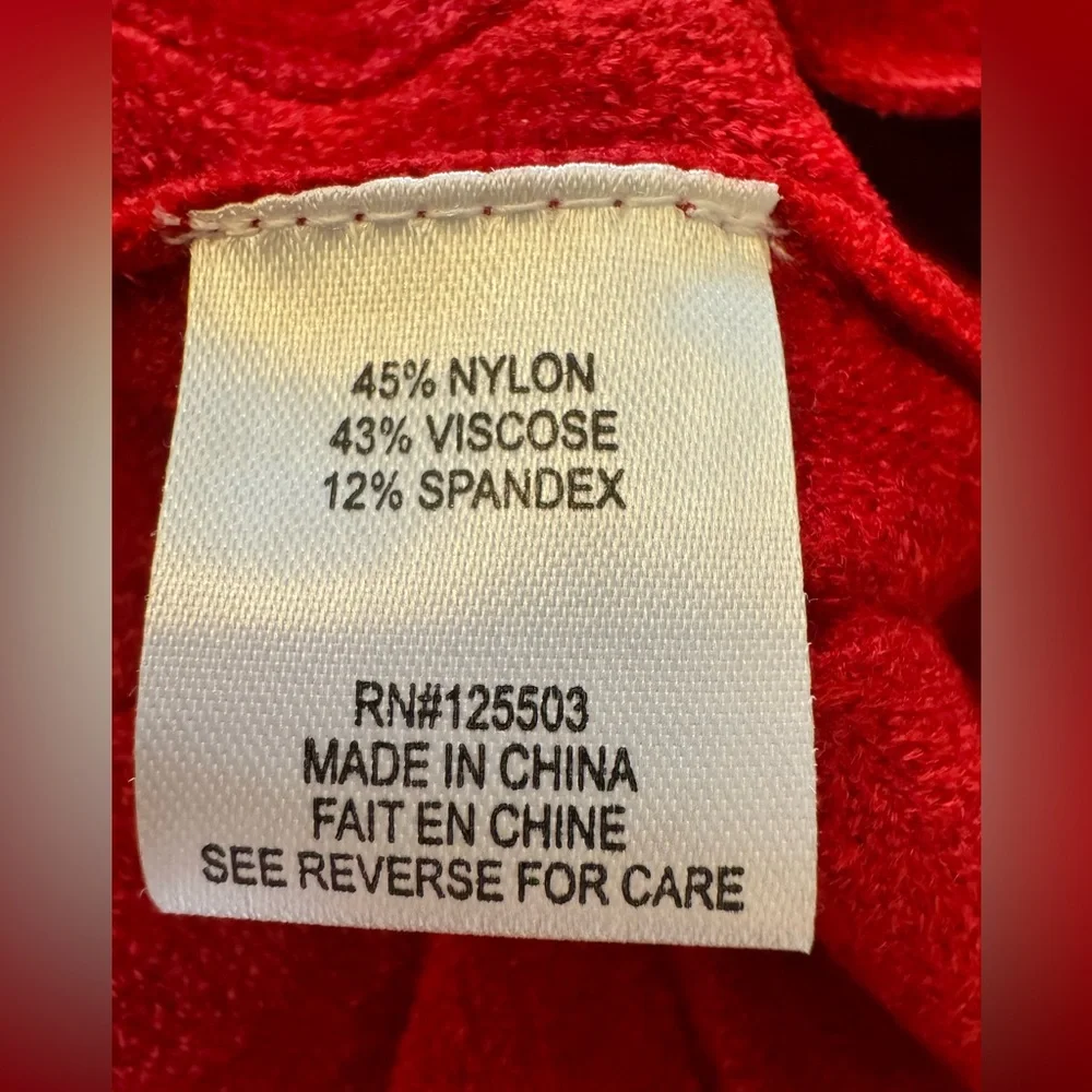 Ronny Kobo XS chenille Karin off sleeve scalloped neckline dress - Picture 9 of 10